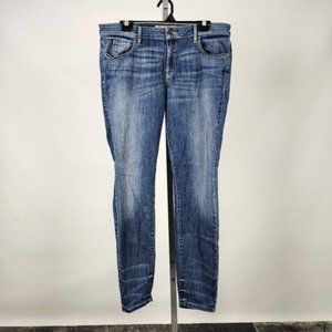 GUESS Power Curvy Mid Straight Leg Jeans Size 32